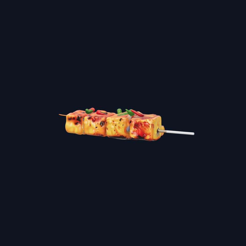 Grilled Skewer Model Pack with PBR Textures